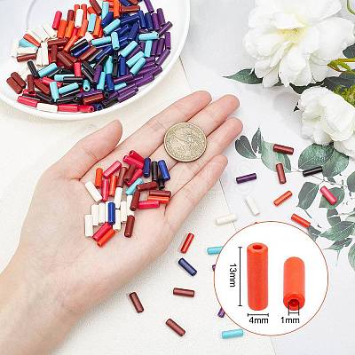 8 Strands 8 Colors Synthetic Turquoise Beads Strands G-OC0002-11-1
