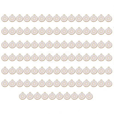Golden Plated Enamel Alloy Charms ENAM-SZ0001-26A-O-1