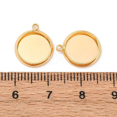 Brass Pendant Cabochon Settings KK-F898-20B-G-1
