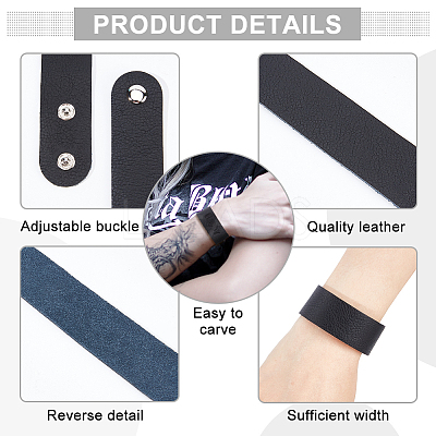 Leather Adjustable Cord Bracelet DIY-WH0002-28A-1