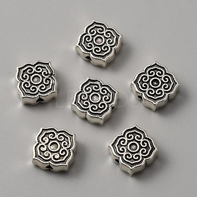 Tibetan Style Alloy Beads TIBEB-CJC0001-09AS-1