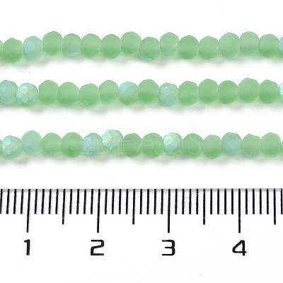 Imitation Jade Glass Beads Strands EGLA-A034-T3mm-MB09-1