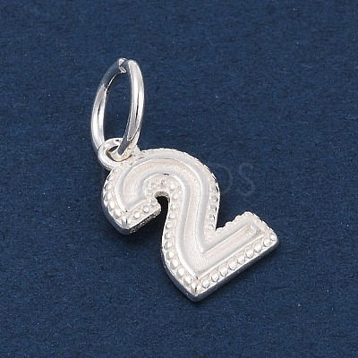 Number Series 925 Sterling Silver Charms LS-STER-Q002-01C-1