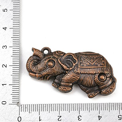 Tibetan Style Alloy Pendants AL-CBA2376-34R-1