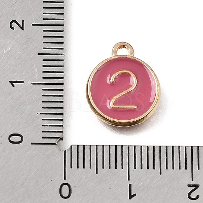 Alloy Enamel Charms ENAM-T010-07K-1