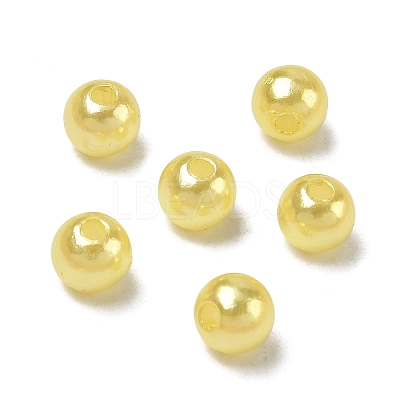 Imitation Pearl Acrylic Beads PL609-6-1