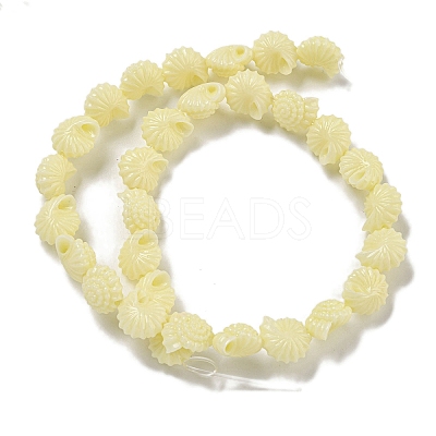 Synthetic Coral Carved Beads Strands CORA-I023-05A-1
