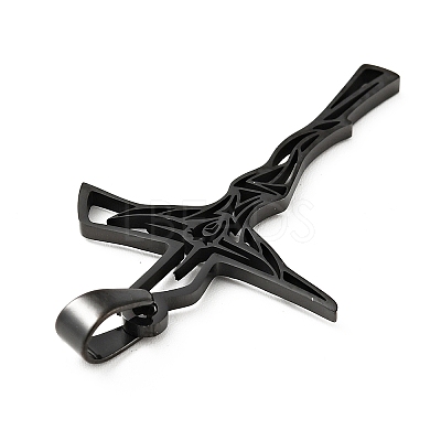 201 Stainless Steel Pendants LS-STAS-E015-12EB-1
