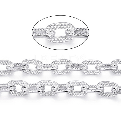 Aluminum Textured Cable Chain CHA-N003-45P-1