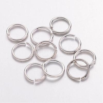 Brass Open Jump Rings JRC8mm-NF-1