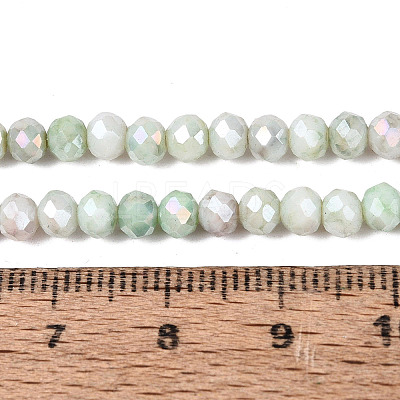 Ombre Effect Dyed Glass Beads Strands GLAA-C023-02-C22-1