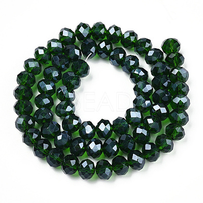 Electroplate Glass Beads Strands EGLA-A044-T2mm-A24-1