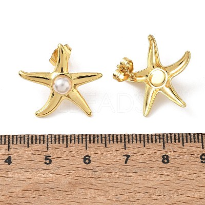 304 Stainless Steel Stud Earrings SA-CBA46AF-05G-01-1