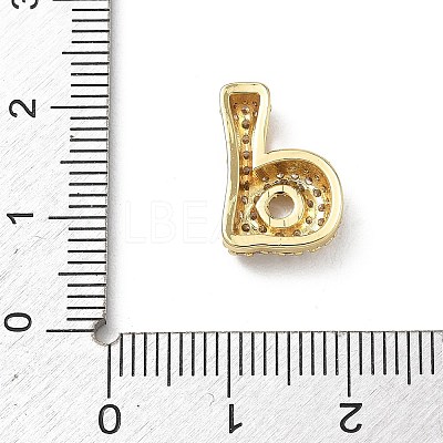 Brass Micro Pave Cubic Zirconia Pendants KK-A300-02G-D-1