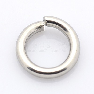 Tarnish Resistant 304 Stainless Steel Open Jump Rings STAS-E067-09-7mm-1