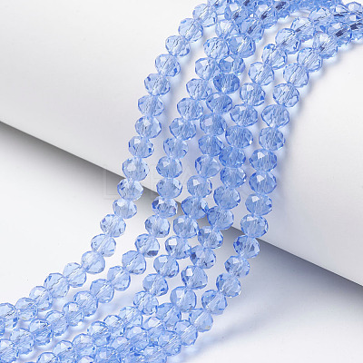 Glass Beads Strands X-EGLA-A034-T8mm-D14-1