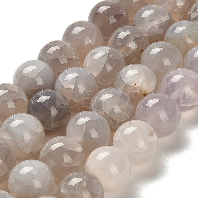 Dyed Natural Agate Beads Strands G-G175-A13-01-1
