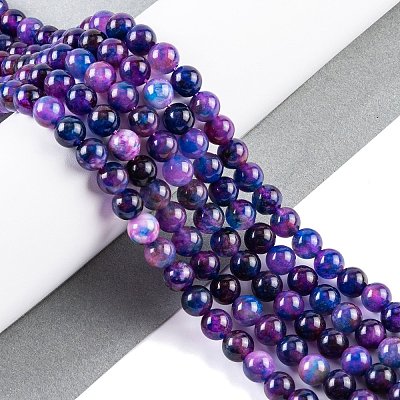 Natural Malaysia Jade Beads Strands G-A146-8mm-C10-1
