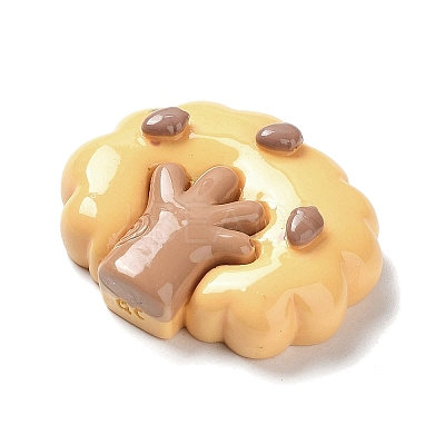 Autumn Theme Opaque Resin Cabochons CRES-A055-01C-1
