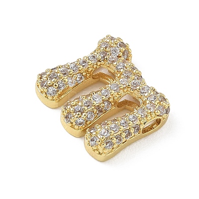 Brass Micro Pave Cubic Zirconia Pendants KK-A300-02G-M-1