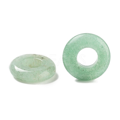Natural Green Aventurine European Beads G-C134-01D-1
