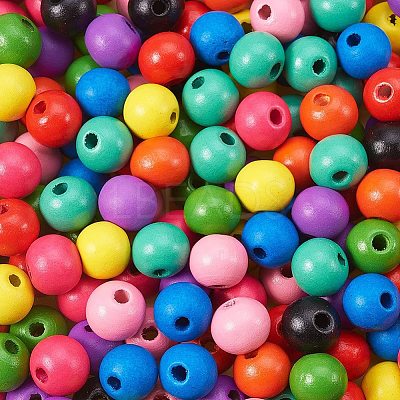 Diy Jewelry Wood Beads DIY-PH0018-20-1