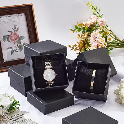 Kraft Paper Cardboard Jewelry Boxes LS-CBOX-BC0001-23-1