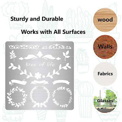 Stainless Steel Cutting Dies Stencils DIY-WH0238-105-1