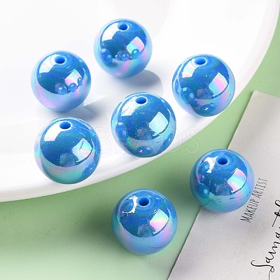 Opaque Acrylic Beads X-MACR-S370-D20mm-9-1