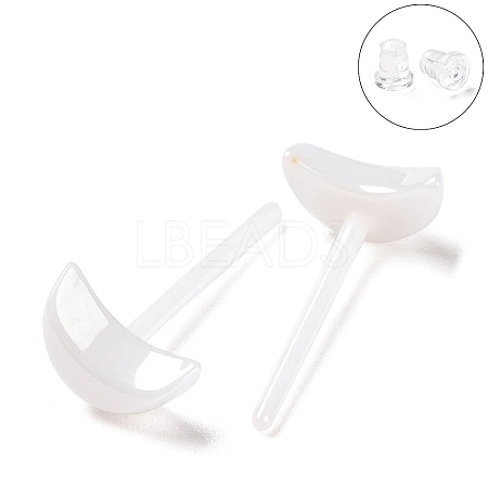 Hypoallergenic Bioceramics Zirconia Ceramic Stud Earrings EJEW-Z023-10E-1