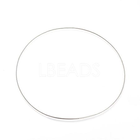 Stainless Steel Wire Necklace Cord DIY Jewelry Making TWIR-R003-23A-1