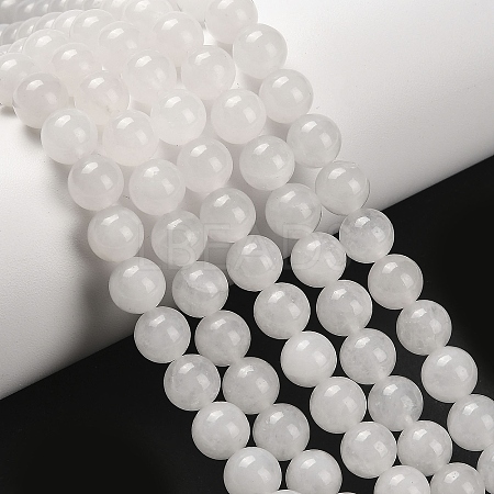 Natural Malaysia Jade Bead Strands G-A146-8mm-A29-1