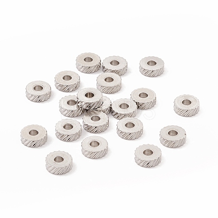 Non-Tarnish 201 Stainless Steel Spacer Beads STAS-A057-26B-P-1