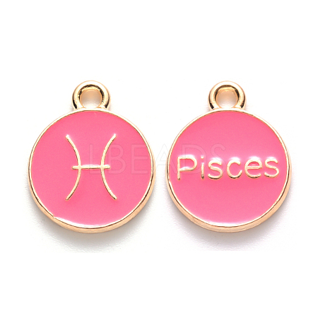 Alloy Enamel Pendants ENAM-S124-01A-03H-1