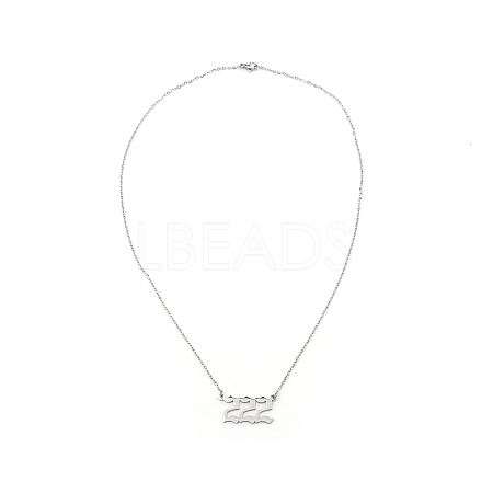 Number Necklace LS-NJEW-TAC0006-01P-02-1