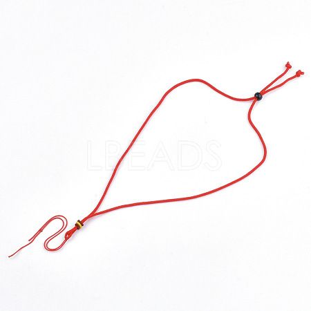 Nylon Cord Necklace Making MAK-T005-08D-1
