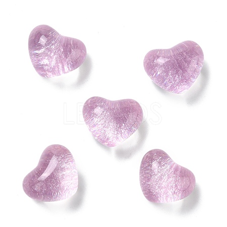 Transparent Resin Cabochons CRES-P019-07E-1