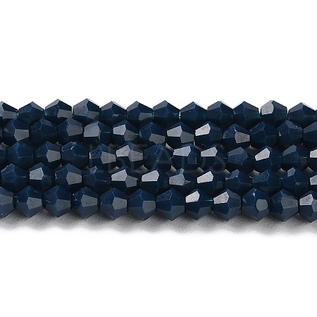 Opaque Solid Color Imitation Jade Glass Beads Strands LS-GLAA-F029-P4mm-09-1