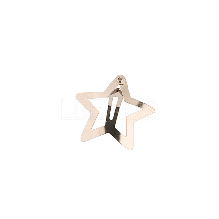 Star Alloy Snap Hair Clips PW-WG92769-01-1