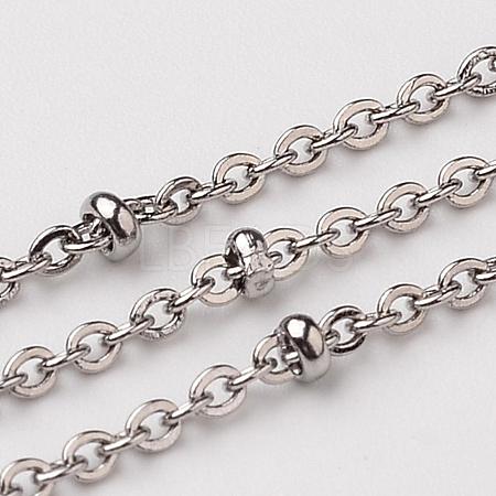304 Stainless Steel Cable Chains CHS-K002-88-1