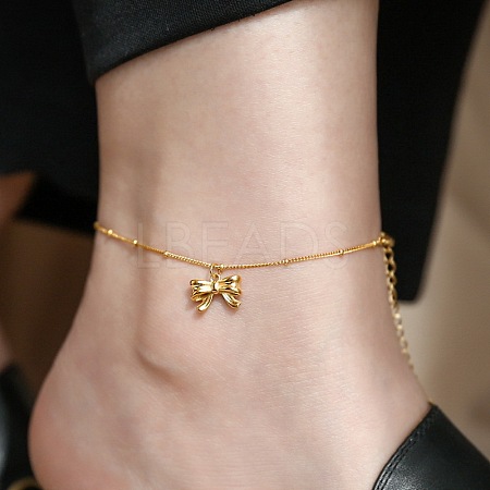 316L Surgical Stainless Steel Charm Anklets for Women FS-WG47470-14-1