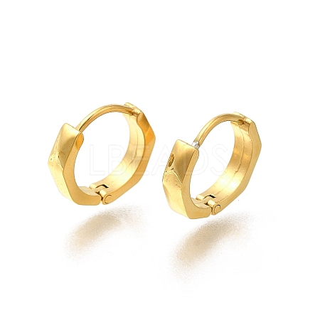 Ion Plating(IP) 304 Stainless Steel Hoop Earrings EJEW-H018-05G-02-1