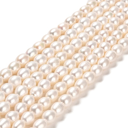 Natural Cultured Freshwater Pearl Beads Strands PEAR-E016-197-1
