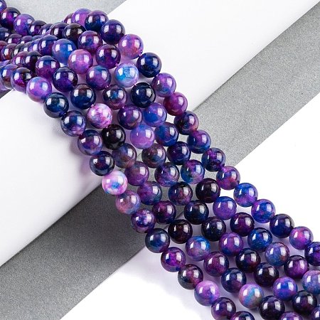 Natural Malaysia Jade Beads Strands G-A146-8mm-C10-1