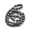 Synthetic Magnetic Hematite Beads Strands G-P518-07-5