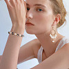 2 Strands 2 Styles Electroplate Transparent Glass Beads Strands EGLA-TA0013-68-8