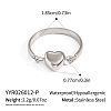 304 Stainless Steel Finger Rings for Women IM3958-3-1