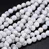 Round Natural Howlite Bead Strands LS-G-F222-14-6mm-1