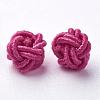 Polyester Weave Beads WOVE-N002-42-2