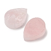 Natural Rose Quartz Cabochons G-K338-40C-02-2